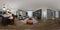 360 degrees of home interior, living room