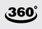 360 degrees Icon