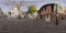 360 degrees panorama of the Fine Art Gallery in Plovdiv, Bulgari