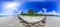 360 degrees panorama of Pointe de la Saline beach in Guadeloupe