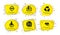 360 degrees, Recycle and Seo icons set. Share, Credit card and Hold box signs. Vector