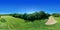 360 degrees spherical panorama rural meadow south Germany