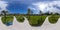 360 spherical equirectangular photo Flamingo Park Miami Beach FL