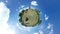 360 Video Little Planet of Eiffel Tower in Paris