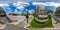 360 vr equirectangular photo of Bal Harbour 96th Street and Collins Avenue intersection