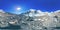 360 vr of the Everest Base camp at Khumbu glacier. Khumbu valley, Sagarmatha national park, Nepal of the Himalayas. EBC