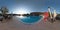 360 VR Resort With Pool And bar in Italian coast Holidays On The Sea Coast