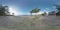 360 VR Timelapse of nature and couple walking on the beach, Mauritius
