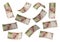 3D 5000 Indonesian rupiah money white background