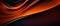 3D Abstract background, black and orange wave curve with automotive innovation technology concept