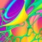 3d abstract colorful psychedelic background, vivid neon gradients, curvy shapes, digital illustration, unusual fantastic concept,