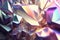 3d , abstract crystal background, iridescent texture, faceted gem, polygonal background
