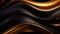 3D Abstract Dark Golden and Black Background - A Mesmerizing Fusion of Depth and Opulence