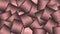 3d abstract pattern of dark pink squares