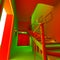 3D acid interior of apartment