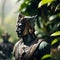 3D ai generated image of Garuda Wisnu Kencana statue in Bali, Indonesia