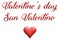 3d alphabet, Valentine's day, San Valentino, Red lettera, Classic elegant font, 3d illustration
