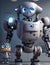 3d animated adorable cute and futuristic robot pet or helper image wallpaper movie poster cartoon