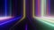 3d animation of abstract background with ascending colorful neon lines