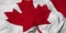 3d animation of Canadian flag