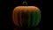 3D animation - rotating pumpkin - Jack o Lantern