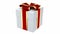 3D animation of the stylish gift box