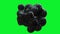 3D animation of a tumor cell division, Green Screen Chromakey