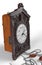 3d antique cuckoo wall clock