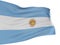 3D Argentina flag