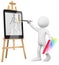 3D Artist - Artist painting in a tablet pc