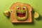 3D Avocado Toast Art - Emojis Meet Breakfast Delight