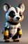 3D badger character - AI generated artwork