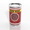 3D baked beans metallic can