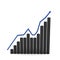 3D barrels graph growing