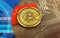 3d bitcoin china flag