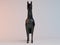 3D black low poly (horse)