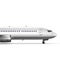 3D Blank Glossy White Airplane Or Airliner Nose