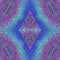 3d blue purple symmetric glass surface fractal pattern