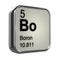 3d Boron element