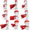 3d brave superhero santa claus