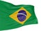 3D Brazilian flag
