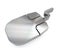 3d brushed metal mouse computer icon