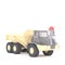 3d builder, miner or workman on a large truck