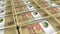 3D Bunch of 100 Angola Kwanza Money Banknote