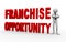 3d businessman franchise opportunity