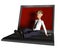 3d businessman laptop cartoon