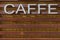 3d Caffe Sign