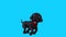 3D cartoon Labrador retriever (with alpha channel included
