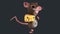 3D cartoon mouse (with alpha channel included