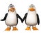 3d cartoon penguins